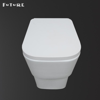 벽 Ｐ 덫 WC 350 밀리미터 폭으로 되돌아가는 듀얼 같은 높이의 버튼 현대식 화장실