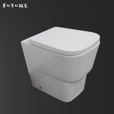 벽 Ｐ 덫 WC 350 밀리미터 폭으로 되돌아가는 듀얼 같은 높이의 버튼 현대식 화장실