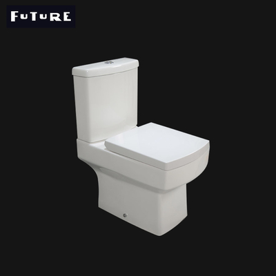 저소음  스퀘어 짧은 계획안 화장실 460 밀리미터 듀얼 같은 높이의 WC
